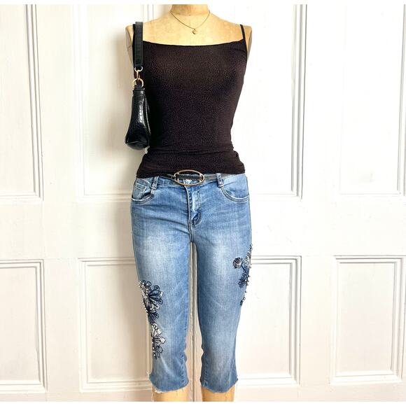 Sheer brown y2k leopard print cami with adjustable straps - Picture 3 of 7